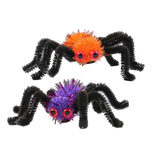 Kichvoe 2Stücke Halloween Haarspangen Spinnen Haarschmuck für Halloween Party Haarklammern für Fotografie und Festivals und Farben von Kichvoe