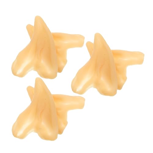 Kichvoe 3Paare Cosplay Elfenohren für Halloween Lebensechte Feenzubehör Requisiten Kostümaccessoires für Karneval und Maskerade Partys für Damen und Herren von Kichvoe