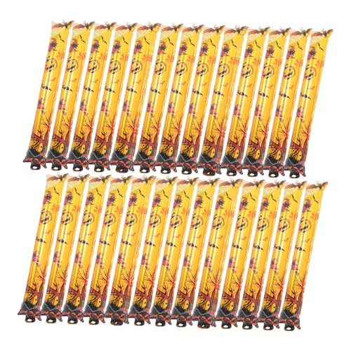 Kichvoe 50Stücke Aluminiumfolien Ballonstäbe für Halloween Partydekoration Umweltfreundliche Luftballons Kreative für Gruselige Anlässe für Wände und Türen von Kichvoe