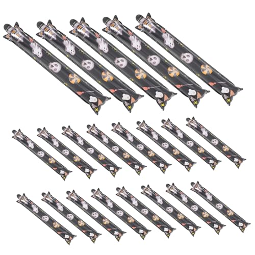 Kichvoe 50Stücke Halloween Ballon Sticks Aluminium Folienballons für Halloween Party Dekorationen Gruselige Designs und Aufzuhängen für Kinderfeste von Kichvoe