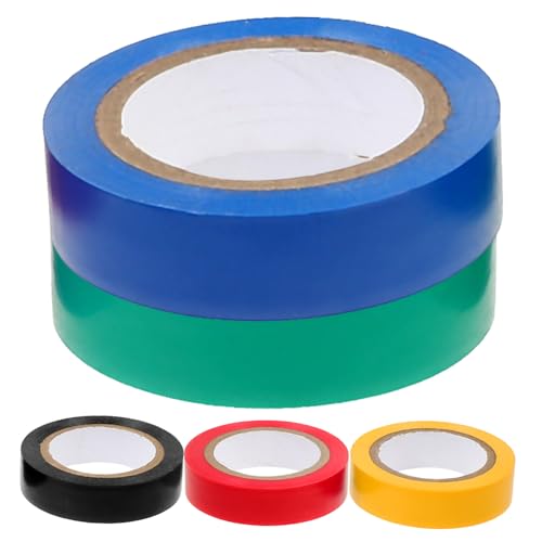 Kichvoe 5Rollen Farbiges Isolierband Flammhemmendes Klebeband Hochtemperatur Isolierband für Elektroinstallationen Reparaturen Kichvoe 5Rollen Farbiges Isolierband Flammhemmendes Klebeband Hochtemperatur Isolierband für Elektroinstallationen Reparaturen von Kichvoe