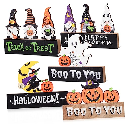 Kichvoe 5Stücke Halloween Holzbuchstaben Dekoration Tischmittelstücke für Kreative Feiern Langlebige Holzornamente für Desktop Foto Requisiten und Geschenkidee Kichvoe 5Stücke Halloween Holzbuchstaben Dekoration Tischmittelstücke für Kreative Feiern Langlebige Holzornamente für Desktop Foto Requisiten und Geschenkidee von Kichvoe