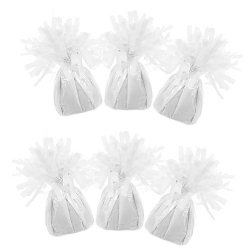 Kichvoe 6 Stück Ballongewicht Pendants Weiße Ballonbeschwerer für Hochzeiten und Geburtstagsfeiern zur Dekoration und Stabilisierung von Luftballons zu Verwenden Wiederverwendbar Kichvoe 6 Stück Ballongewicht Pendants Weiße Ballonbeschwerer für Hochzeiten und Geburtstagsfeiern zur Dekoration und Stabilisierung von Luftballons zu Verwenden Wiederverwendbar von Kichvoe