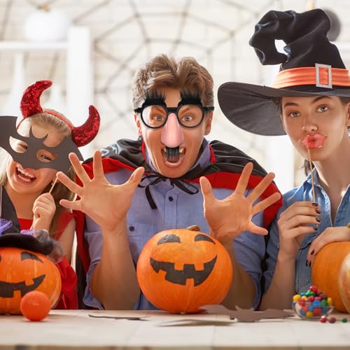 Kichvoe 6-teiliges Lustiges Brillenset mit Nase Und Schnurrbart: Kostümbrillen aus Kunststoff für Halloween Und Geburtstagspartys – Originelles Kostümzubehör Kichvoe 6-teiliges Lustiges Brillenset mit Nase Und Schnurrbart: Kostümbrillen aus Kunststoff für Halloween Und Geburtstagspartys – Originelles Kostümzubehör von Kichvoe