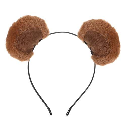 Kichvoe Bärenohren Haarband für Frauen Flauschiges Stirnband für Makeup und Cosplay Verstellbares Tierohren Stirnband für Kostümparty und Weiches Material für Angenehmen Tragekomfort Kichvoe Bärenohren Haarband für Frauen Flauschiges Stirnband für Makeup und Cosplay Verstellbares Tierohren Stirnband für Kostümparty und Weiches Material für Angenehmen Tragekomfort von Kichvoe