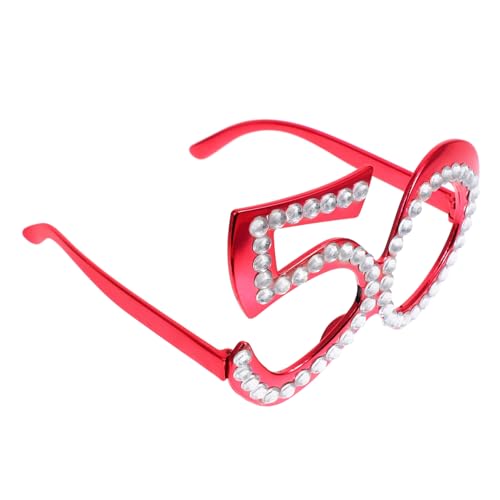 Kichvoe Digitale Brille Geburtstagsparty Brille Lustige Photobooth Requisiten Für Erwachsene Zum 50 Geburtstag Übergroße Brille Für 50 Jährige Tragen Sie Ausgefallene Photobooth Kichvoe Digitale Brille Geburtstagsparty Brille Lustige Photobooth Requisiten Für Erwachsene Zum 50 Geburtstag Übergroße Brille Für 50 Jährige Tragen Sie Ausgefallene Photobooth von Kichvoe