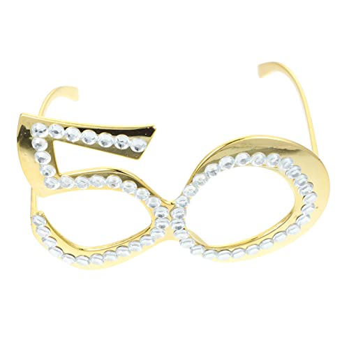 Kichvoe Digitale Brille Geburtstagsparty Brille Zubehör Zum 50 Jahrestag Dekoration Zum 50 Jahrestag Brille Zum 50 Geburtstag Große Brille Lustiger Strass Flippig Lustige Kichvoe Digitale Brille Geburtstagsparty Brille Zubehör Zum 50 Jahrestag Dekoration Zum 50 Jahrestag Brille Zum 50 Geburtstag Große Brille Lustiger Strass Flippig Lustige von Kichvoe