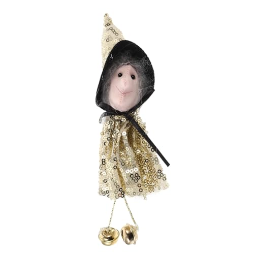 Kichvoe Halloween Hängende Hexenfigur Dekoration mit Glitzer Kreative Halloween Party Deko Langlebige Haushalts Hexenpuppe zur Wand und Raumgestaltung Sicher und Farbbeständig für Kichvoe Halloween Hängende Hexenfigur Dekoration mit Glitzer Kreative Halloween Party Deko Langlebige Haushalts Hexenpuppe zur Wand und Raumgestaltung Sicher und Farbbeständig für von Kichvoe