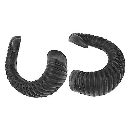 Kichvoe Halloween Stirnband mit Schwarzen Leichten Schafhörnern Diy Kopfbedeckung für Kostüm und Cosplay Partys Tragbar und Auffällig für Fasching Maskerade und Themenfeiern Kichvoe Halloween Stirnband mit Schwarzen Leichten Schafhörnern Diy Kopfbedeckung für Kostüm und Cosplay Partys Tragbar und Auffällig für Fasching Maskerade und Themenfeiern von Kichvoe