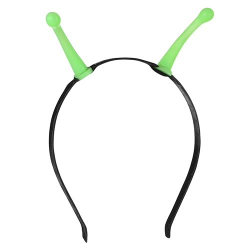Kichvoe Leuchtendes Alien Stirnband Nachtleuchtendes Boppers Kopfschmuck für Halloween Universelles Kostümzubehör für Erwachsene Party Cosplay und Mitgebsel von Kichvoe