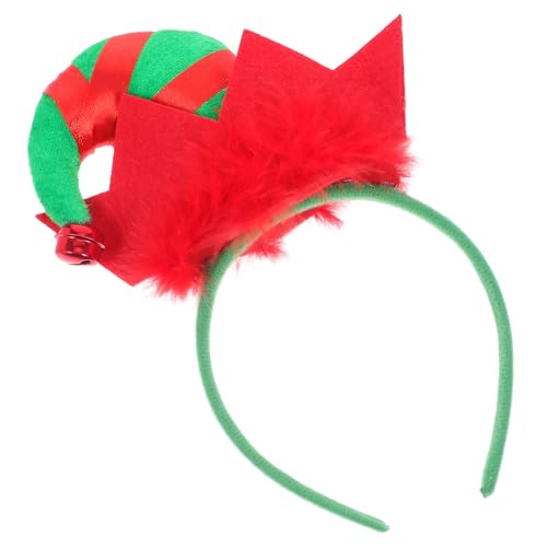 Kichvoe Weihnachts-Stirnband und Kostüm-Kopfbedeckung, Weihnachtself, Weihnachts-Accessoires, Dekorationen, Partygeschenke für Frauen und Damen, Grün Kichvoe Weihnachts-Stirnband und Kostüm-Kopfbedeckung, Weihnachtself, Weihnachts-Accessoires, Dekorationen, Partygeschenke für Frauen und Damen, Grün von Kichvoe