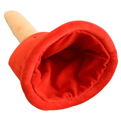 Kichvoe Witziger Karneval Cosplay Hut Cartoon Kopfteil Leicht Bequem für Halloween Fasching Bühnenauftritte Foto Requisit Weiches Baumwollmaterial von Kichvoe