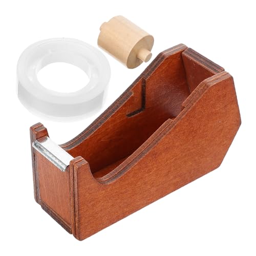 Kleiner Holz Klebebandabroller im Tierdesign Nostalgischer Klebebandhalter für Bastelräume Langlebig Elegant für Kreative Projekte Schreibtisch von Kichvoe