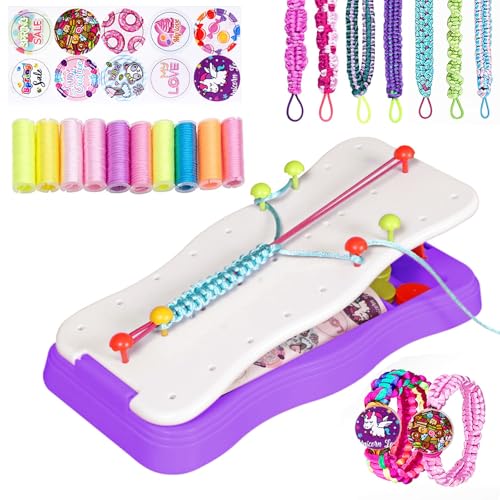 Freundschaftsarmbänder Selber Machen, DIY Armbänder Friendship Bracelet Kit, Basteln Mädchen Alter 8-12 Jahre Webrahmen Knüpfstern Geschenke für Kinder im Alter von 8-12 Jahren Freundschaftsarmbänder Selber Machen, DIY Armbänder Friendship Bracelet Kit, Basteln Mädchen Alter 8-12 Jahre Webrahmen Knüpfstern Geschenke für Kinder im Alter von 8-12 Jahren von Kidcia