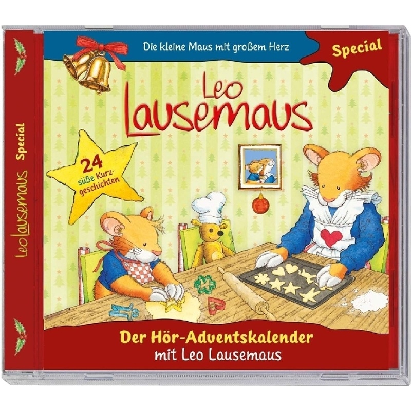 Leo Lausemaus - Leo Lausemaus - Der Hör-Adventskalender,1 Audio-Cd - Leo Lausemaus (Hörbuch) von Kiddinx Media
