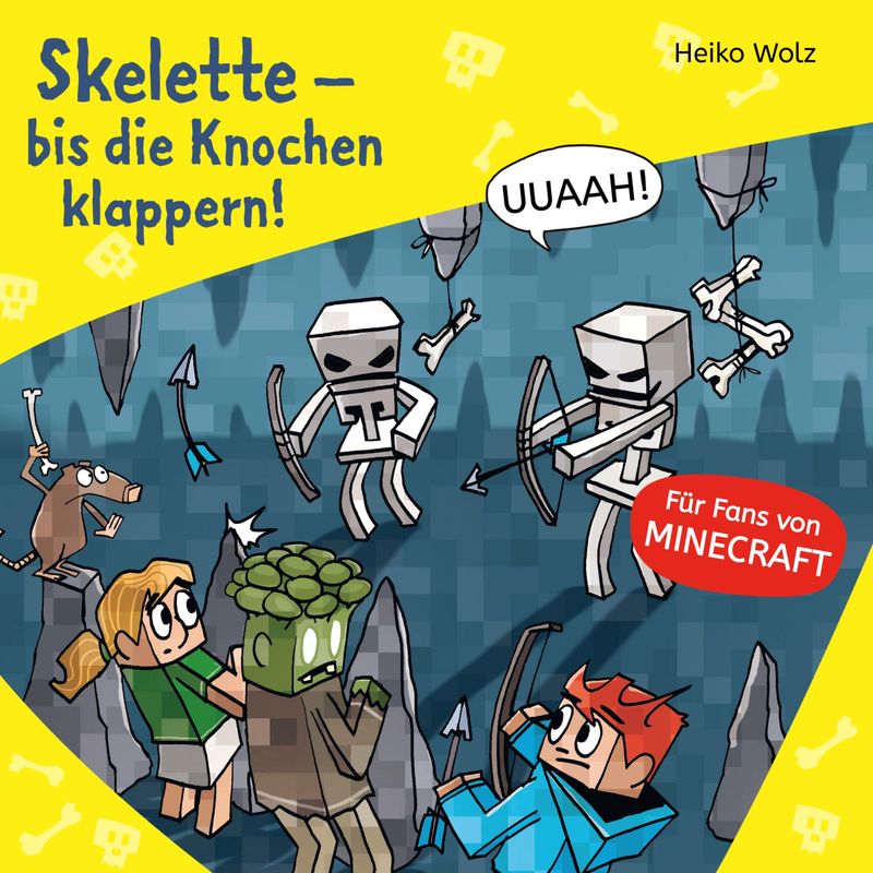 Lesenlernen mit Spaß - Minecraft - 7 - Skelette - bis die Knochen klappern! - Heiko Wolz (Hörbuch-Download) von Kids Audio