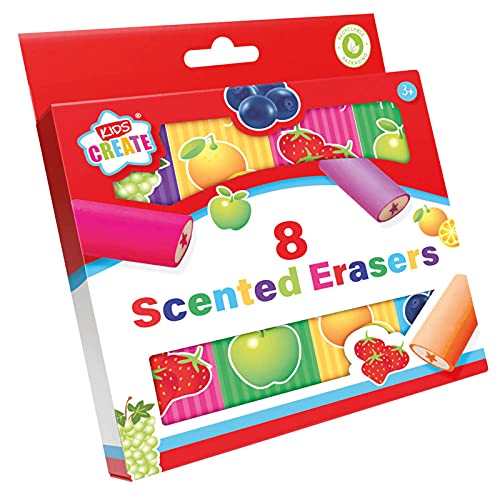 Pack of 8 Scented Erasers von Kids Create