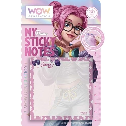 WOW Generation - Haftnotizen - transparent - 1 Set von Kids Euroswan