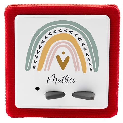 KIDSMOOD - Schutzfolie für Toniebox, personalisiert mit Namen, selbstklebend, passgenau & kratzfest, Sticker für Tonies Musikbox, Toniebox Aufkleber für Jungen & Mädchen, Zubehör für Toniebox von Kidsmood