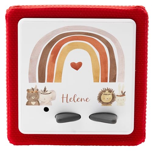 KIDSMOOD - Schutzfolie für Toniebox, personalisiert mit Namen, selbstklebend, passgenau & kratzfest, Sticker für Tonies Musikbox, Toniebox Aufkleber für Jungen & Mädchen, Zubehör für Toniebox von Kidsmood