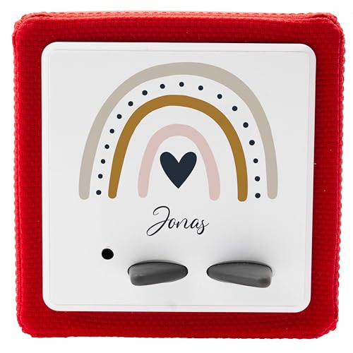 KIDSMOOD - Schutzfolie für Toniebox, personalisiert mit Namen, selbstklebend, passgenau & kratzfest, Sticker für Tonies Musikbox, Toniebox Aufkleber für Jungen & Mädchen, Zubehör für Toniebox von Kidsmood