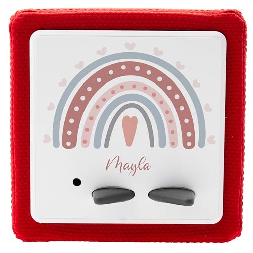 KIDSMOOD - Schutzfolie für Toniebox, personalisiert mit Namen, selbstklebend, passgenau & kratzfest, Sticker für Tonies Musikbox, Toniebox Aufkleber für Jungen & Mädchen, Zubehör für Toniebox von Kidsmood