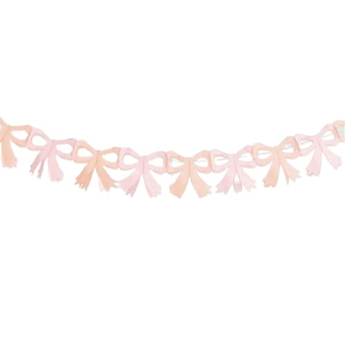 KieTeiiK Ballett Themenpapier Schmetterling Girlande Flaggen Bowknot Für Geburtstage Hochzeiten Babypartys Freundliche Feier E Papiergirlande Zum Feiern von KieTeiiK