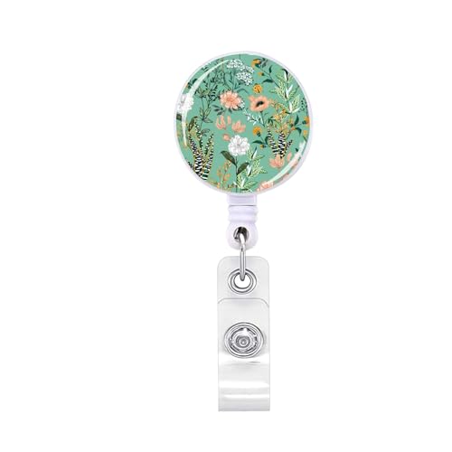 Blumendruck Abzeichenhalter Einsensvoll Rotierende Bauchmuskeln Mit Metallclip Für Krankenschwester Doctor Student Stretchable Lanyard Clip Für Schlüssel Blumendruck Abzeichenhalter Einsensvoll Rotierende Bauchmuskeln Mit Metallclip Für Krankenschwester Doctor Student Stretchable Lanyard Clip Für Schlüssel von KieTeiiK