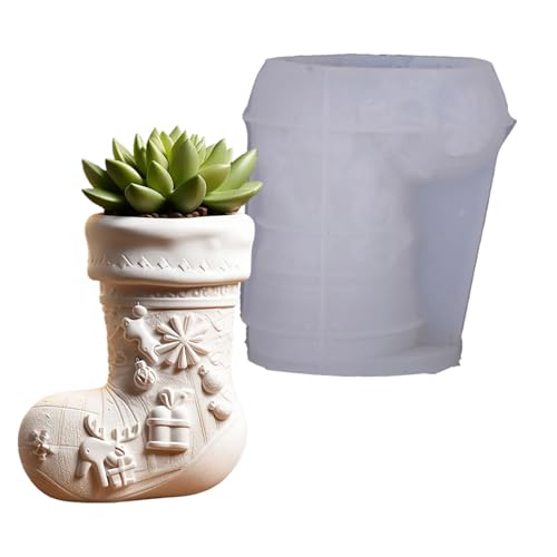 Flexibler Silikon Weihnachtsstrumpf Vase Form Für Harzhandwerk Schmuckbehälter Und Blumentöpfe Harzgusspene Silikonform Flexibler Silikon Weihnachtsstrumpf Vase Form Für Harzhandwerk Schmuckbehälter Und Blumentöpfe Harzgusspene Silikonform von KieTeiiK