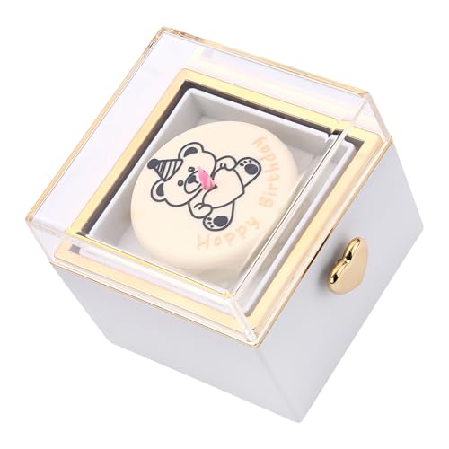 KieTeiiK Elegante Reversible Ringe Halterbox Rotierende Schmuckschatulle Für Geburtstage Und Jubiläumsfeier Eheringe Fall Kerzenhalter von KieTeiiK