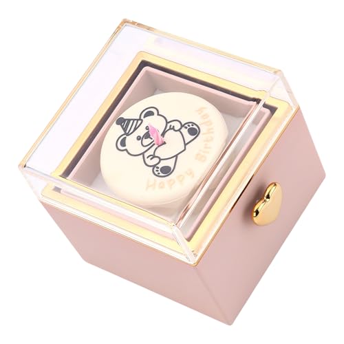 KieTeiiK Elegante Reversible Ringe Halterbox Rotierende Schmuckschatulle Für Geburtstage Und Jubiläumsfeier Eheringe Fall Kerzenhalter von KieTeiiK