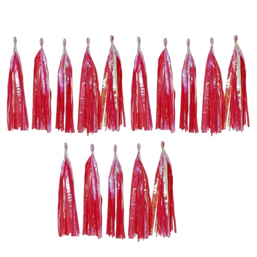 KieTeiiK Festliche Tassels Ribbon Dekorationen 15pcs 3Pack Recycling Papierhandwerk Für Geburtstag Hochzeitsdusche Themenparty Papier Tassels Girlande von KieTeiiK