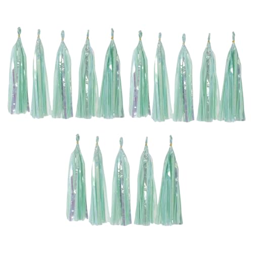 KieTeiiK Festliche Tassels Ribbon Dekorationen 15pcs 3Pack Recycling Papierhandwerk Für Geburtstag Hochzeitsdusche Themenparty Papier Tassels Girlande von KieTeiiK
