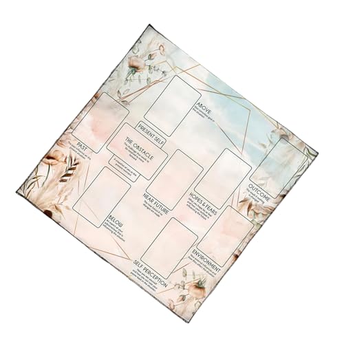 KieTeiiK Lesekarte Astrologie Tischdecke Quadrat Gotteskarten Tischtuch Hexerei von KieTeiiK