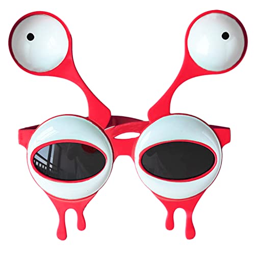 KieTeiiK Lustige Alien Sonnenbrille Fotokabinen Requisiten Brille Für Und Sommer Fiesta Partyzubehör Für Club Livehouse – Lustige Sonnenbrille Für Erwachsene von KieTeiiK