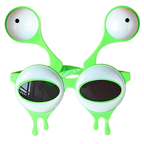 KieTeiiK Lustige Alien Sonnenbrille Fotokabinen Requisiten Brille Für Und Sommer Fiesta Partyzubehör Für Club Livehouse – Lustige Sonnenbrille Für Erwachsene von KieTeiiK