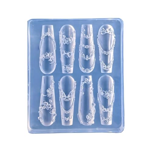 Nägelkunst Silikonform Wiederverwendbarer Frame Vorlage Für Harz Charms Creative Crafting Tool Mit Detaillierung Textur Wiederverwendbarer Nagelkunstform Nägelkunst Silikonform Wiederverwendbarer Frame Vorlage Für Harz Charms Creative Crafting Tool Mit Detaillierung Textur Wiederverwendbarer Nagelkunstform von KieTeiiK
