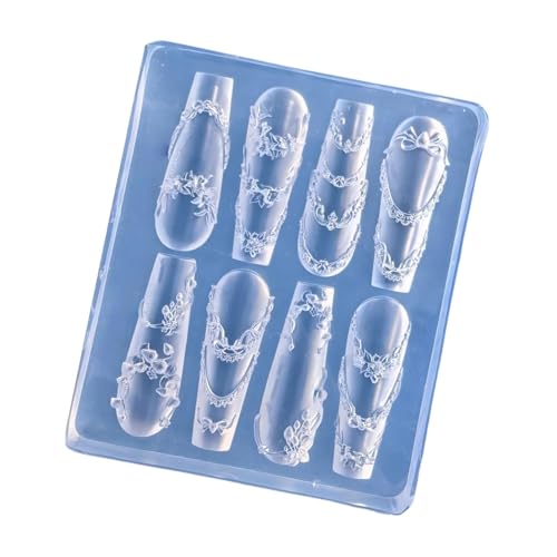 Nägelkunst Silikonform Wiederverwendbarer Frame Vorlage Für Harz Charms Creative Crafting Tool Mit Detaillierung Textur Wiederverwendbarer Nagelkunstform Nägelkunst Silikonform Wiederverwendbarer Frame Vorlage Für Harz Charms Creative Crafting Tool Mit Detaillierung Textur Wiederverwendbarer Nagelkunstform von KieTeiiK