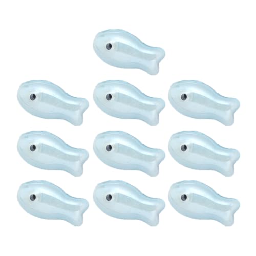 Packung Von 10 Keramikfischform Charme Bunt Lose Abstandshalterperlen Für Armband Telefonkette Machen Schmuckzubehör Retro Kleine Fisch Abstandshalterperlen von KieTeiiK