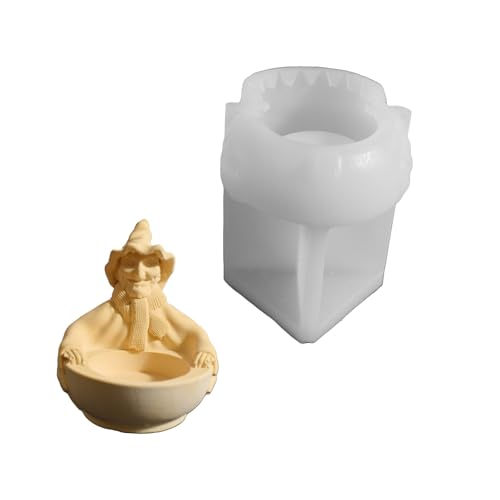 Wiederverwendbares Silikonschädel Kerze Schimmel Home Dekoration Crafting Tool Textur Für Halloween Partyzubehör Handwerksform von KieTeiiK
