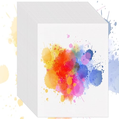 Kievano Aquarellpapier A4 230g – 50 Blatt Zeichenblock Loseblätter | Watercolor Paper für Aquarell, Gouache, Acryl, Skizze & DIY Malerei – Zeichenpapier für Künstler, Schüler & Anfänger von Kievano