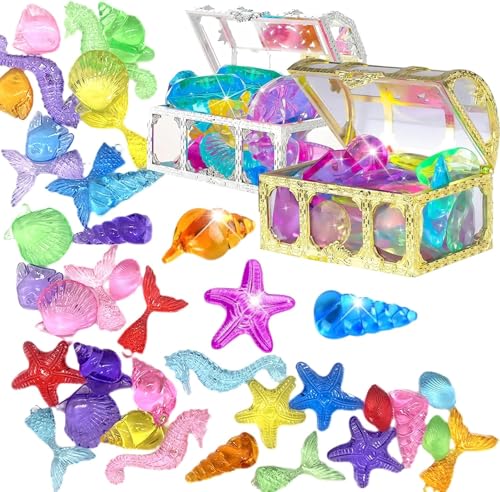 110 Stück Tauchjuwel Pool Spielzeug, Tauchspielzeug für Kinder, Edelsteine für Kinder Schatzsuche, Bunte Acryl Edelsteine, Tauchen Edelsteine Pool Spielzeug für Mädchen Junge von Kigift