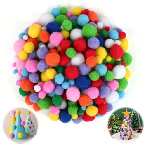 650 Stück Mini Pompons Bunt, 1-3cm Bunte Pompons zum Basteln, Bunte Pompons für Handwerk Herstellung, Bommel zum Basteln für Lustige DIY Kreative Handwerk, Ostern, Weihnachten 650 Stück Mini Pompons Bunt, 1-3cm Bunte Pompons zum Basteln, Bunte Pompons für Handwerk Herstellung, Bommel zum Basteln für Lustige DIY Kreative Handwerk, Ostern, Weihnachten von Kigift
