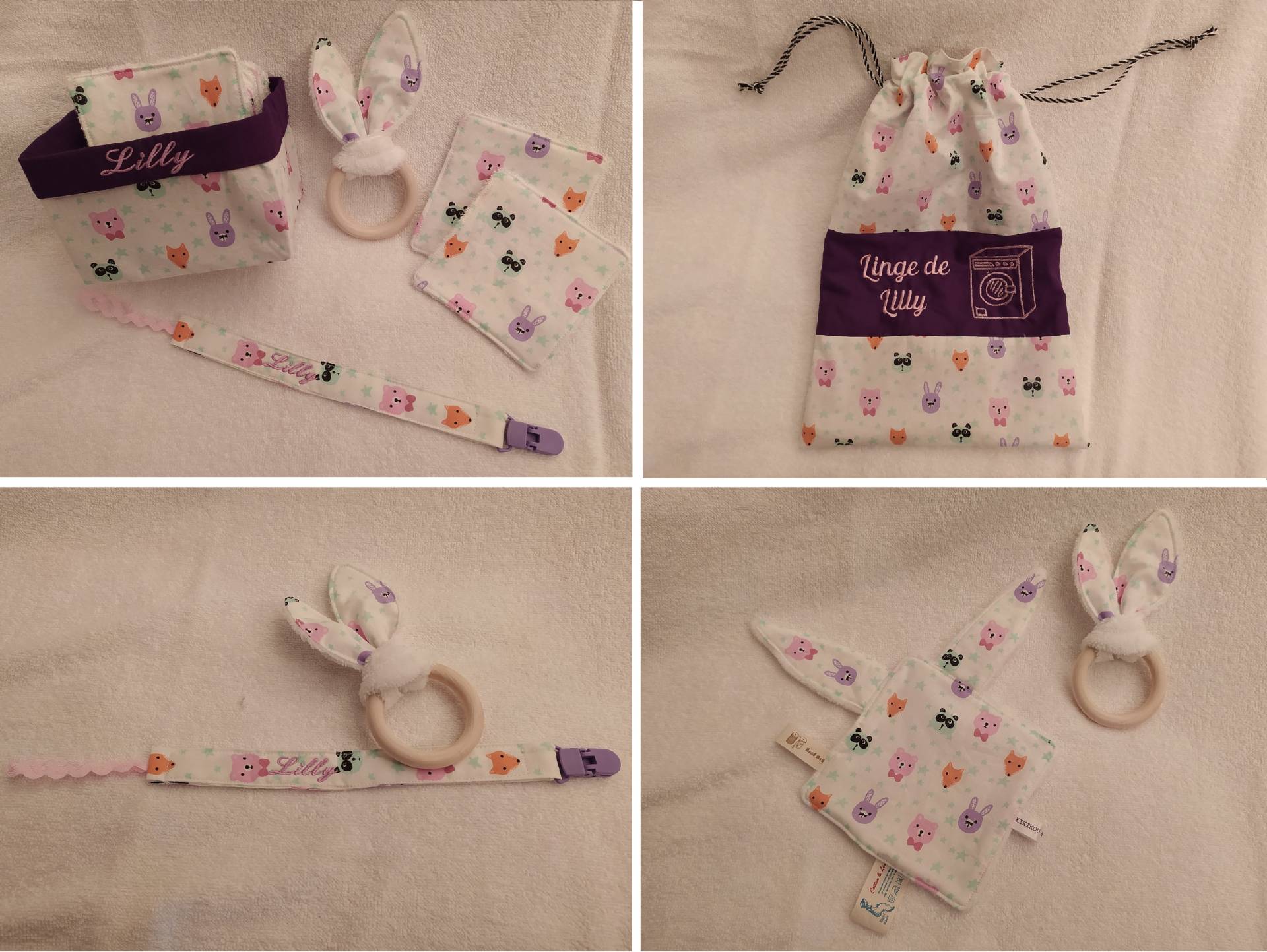 Box/Personalisierter Schlüsselanhänger Zur Geburt Geschenk - Mädchen Oder Junge Box/Personalisierter Schlüsselanhänger Zur Geburt Geschenk - Mädchen Oder Junge von Kikikouetbrode
