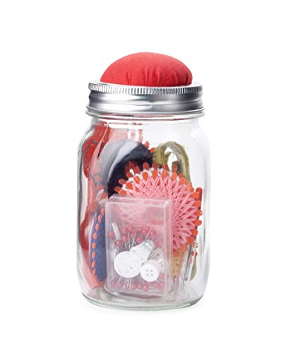 Kikkerland Mason JAR Sewing KIT Kikkerland Mason JAR Sewing KIT von Kikkerland