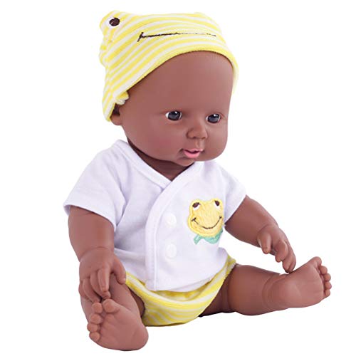 30 cm Doll Babypuppenspielzeug Weiche Lebensechte Babyspielzeug für Kinder Mädchen (Gelb #95) von Kikumi