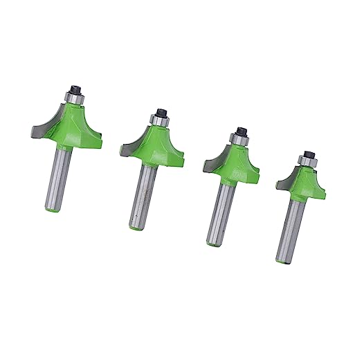 4 Stück Roundover-Fräser, 8 Mm Schaft, 5/8 Zoll, 3/4 Zoll, 7/8 Zoll, 1 Zoll Radius, Hohe Härte, Eckenrundung, Kantenformung, Fräser 4 Stück Roundover-Fräser, 8 Mm Schaft, 5/8 Zoll, 3/4 Zoll, 7/8 Zoll, 1 Zoll Radius, Hohe Härte, Eckenrundung, Kantenformung, Fräser von Kikumi