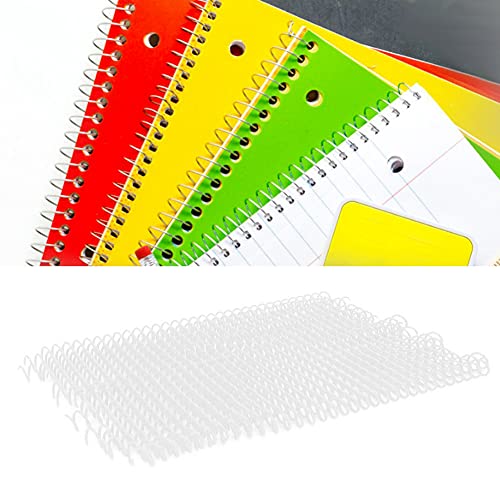 Kikumi 20pcs 30 Löcher Löcher Blatt Kunststoff Bindungsring Spiralring für A4 -Papier (11mm*30 Löcher 20 weiße Streifen) von Kikumi