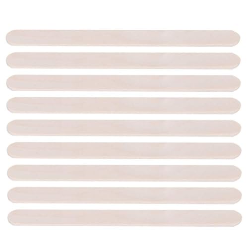 Kikumi 400pcs Hölzerne Eisstangen Holzhandwerk Sticks Diy Craft Projects Holzhandwerk Making Kit Accessoires von Kikumi