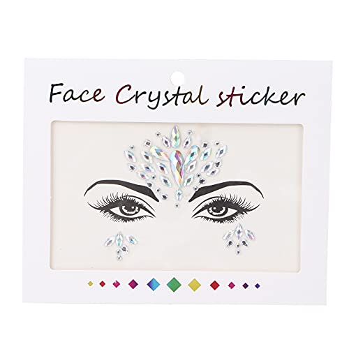 Kikumi Augen Gesichts Strasssteine ​​Aufkleber Glänzend Glitzer Make -up Temporärer Gesichtsaufkleber Dekorationen von Kikumi
